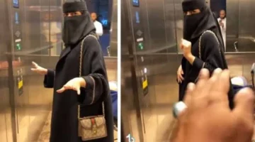 حادث غريب من نوعه .. هذه المرأة السعودية رفضت صعود هذا الرجل معها داخل المصعد لكنه أصر على الدخول لتحدث المفاجأة!!
